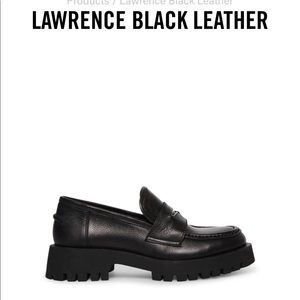 Steve Madden Lawrence black leather Loafers
